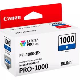 Cartridge Canon PFI-1000 B, 80 ml modrá

 obrázok produktu 1 z 2