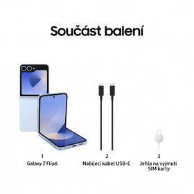 Mobilný telefón Samsung Galaxy Z Flip6 5G 12 GB / 256 GB modrý

 obrázok produktu 23 z 33