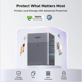 Sieťové úložisko UGREEN NASync DH4300plus - 85660 (Diskless) sivé

 obrázok produktu 11 z 13