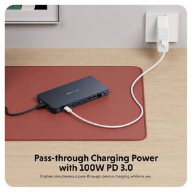 Dokovacia stanica HyperDrive Universal Silicon Motion USB-C 10v1 Dual HDMI 

 obrázok produktu 5 z 7