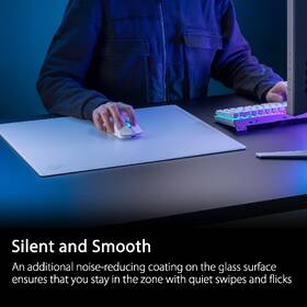 Podložka pod myš Asus ROG Moonstone ACE (veľ. L) 50 × 40 cm biela

 obrázok produktu 9 z 11
