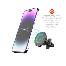 Držiak na mobil FIXED MagRound s nabíjaním, MagSafe, 15 W čierny

 obrázok produktu 6 z 16
