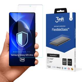 Hybridné ochranné sklo 3mk FlexibleGlass na Samsung Galaxy S25 Ultra 

 obrázok produktu 5 z 5