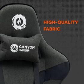 Herná stolička Canyon Crest Fabric sivá

 obrázok produktu 15 z 19