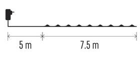 Vianočné osvetlenie EMOS 75 LED nano reťaz zelená, 7,5 m, vonkajšia aj vnútorná, multicolor, časovač 

 obrázok produktu 8 z 9