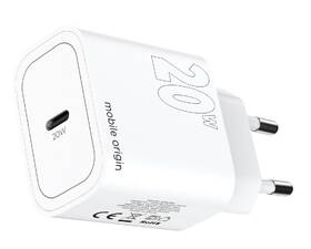 Nabíjačka do siete Mobile Origin USB-C PD20W biela

 obrázok produktu 1 z 11