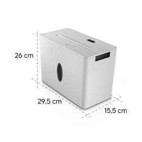 Skartovač Hama Safe X40-W, krížový rez, 4 listy, P4 biely

 obrázok produktu 3 z 4