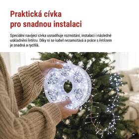 LED reťaz EMOS na cívce, nano, stříbrný, 19,2 m, venkovní i vnitřní, studená bílá, časovač strieborný

 obrázok produktu 4 z 7