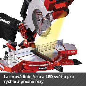 Píla úkosová Einhell TE-MS 18/210 Li (bez batérie) 4300890 

 obrázok produktu 6 z 8