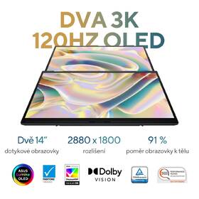 Notebook Asus Zenbook Duo sivý

 obrázok produktu 4 z 16