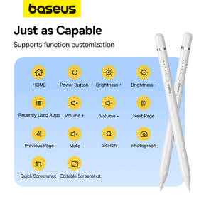 Stylus Baseus Smooth Writing 2 s bezdrôtovým a káblovým nabíjaním Lightning biely

 obrázok produktu 14 z 16