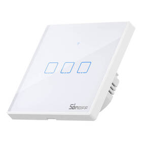Vypínač Sonoff Smart WiFi + RF 433 T2 EU TX (3-channel) biely

 obrázok produktu 2 z 4