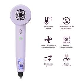 Fén TrueLife HairDryer D2 fialový

 obrázok produktu 2 z 9