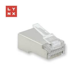 Koncovka Lynx STP Cat5e, 30µ, 100ks priehľadná

 obrázok produktu 1 z 1