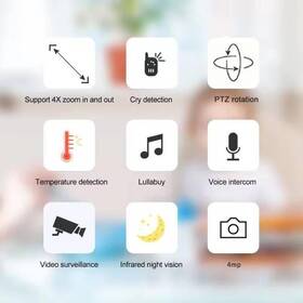 IP kamera IMMAX BABY, Wi-Fi, Tuya ružová

 obrázok produktu 9 z 9