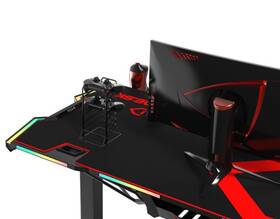 Herný stôl ULTRADESK Force čierne/červené

 obrázok produktu 9 z 11