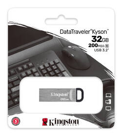 USB flashdisk Kingston DataTraveler Kyson 32GB strieborný

 obrázok produktu 3 z 3