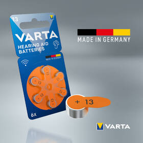 Batéria do načúvacích prístrojov Varta Hearing Aid Battery 13, blistr 6ks 

 obrázok produktu 5 z 5