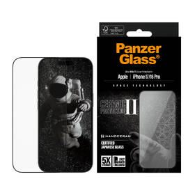 Tvrdené sklo PanzerGlass Ceramic II na Apple iPhone 17/16 Pro s inštalačným rámčekom 

 obrázok produktu 5 z 7