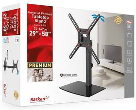Stojan pre TV Barkan S320B, stolný, polohovateľný, pre uhlopriečku 13" až 65", nosnosť 36 kg čierny

 obrázok produktu 7 z 8