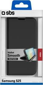 Puzdro na mobil flipové SBS Smooth na Samsung Galaxy S25 čierne

 obrázok produktu 2 z 2