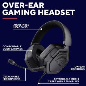 Headset Trust GXT 492BM Carus Batman čierny

 obrázok produktu 9 z 13