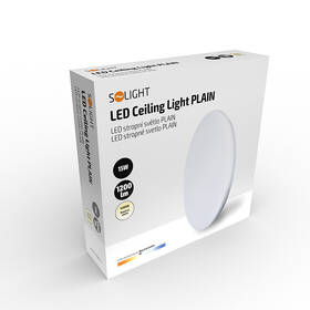 LED stropné svietidlo Solight Plain, 15W, 1200lm, 4000K, okrúhle, 26cm biele

 obrázok produktu 2 z 2