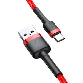 Kábel Baseus Cafule USB/USB-C, 2A, 2m čierny/červený

 obrázok produktu 1 z 4