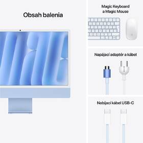 PC all in-one Apple 24" M4 8× CPU 8× GPU, 16 GB, 256 GB - modrý SK 

 obrázok produktu 8 z 8