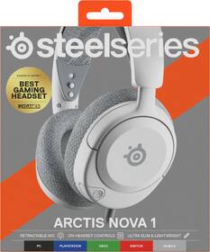 Headset SteelSeries Arctis Nova 1 biely

 obrázok produktu 6 z 8