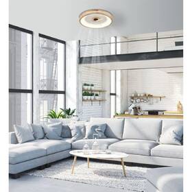 LED stropné svietidlo GLOBO GATIAN 03650, s ventilátorom drevené

 obrázok produktu 1 z 3