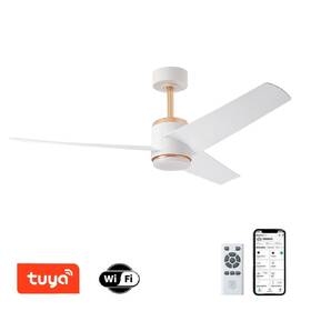 LED stropné svietidlo IMMAX NEO LITE BEAUTY SMART LED s ventilátorom, 18W, Wi-Fi, TUYA biele/zlaté

 obrázok produktu 2 z 8