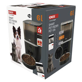 Inteligentný podávač EMOS GoSmart Pet Care s kamerou, 6 l, Wi-Fi čierne

 obrázok produktu 18 z 18
