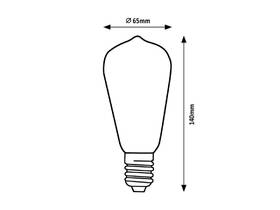 LED žiarovka Rabalux Filament E27, 5W, 1 800 K 

 obrázok produktu 2 z 2
