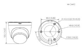 IP kamera Dahua HDW1539DA-SAW-IL Turret, 5Mpx, f=2,8mm biela

 obrázok produktu 4 z 4