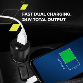 Adaptér do auta Canyon OnDrive 24  24W 2xUSB-A čierny

 obrázok produktu 5 z 9