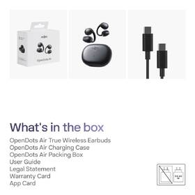 Slúchadlá Shokz OpenDots Air, Bluetooth čierna

 obrázok produktu 4 z 9