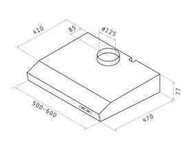 Odsávač pár Elica VERVE IX/F/50 nerez

 obrázok produktu 3 z 3
