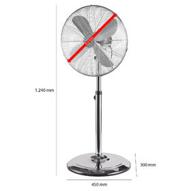 Ventilátor stojanový ProfiCare VL 3064 nerez

 obrázok produktu 6 z 8