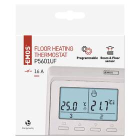 Termostat EMOS podlahový, programovateľný, drôtový, P5601UF 

 obrázok produktu 13 z 13