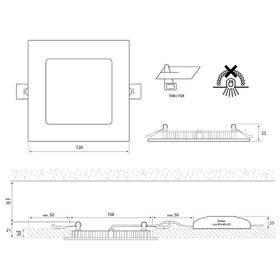 Vstavané svietidlo McLED Toro S9, 9W, 2700K biele

 obrázok produktu 8 z 8