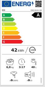 Práčka ECG EWS 60141 SW biela

 obrázok produktu 1 z 9