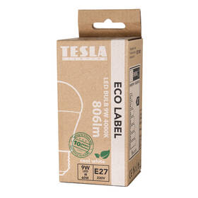 LED žiarovka Tesla klasik, 9W, E27, neutrálna biela 

 obrázok produktu 2 z 3