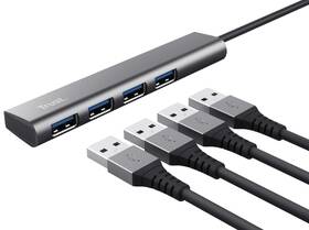 USB Hub Trust Halyx Aluminium USB-C/4x USB 3.2 Gen1 strieborný

 obrázok produktu 5 z 11