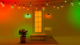Nástenné svietidlo WiZ Wall Light Classic RGBW čierne

 obrázok produktu 7 z 7