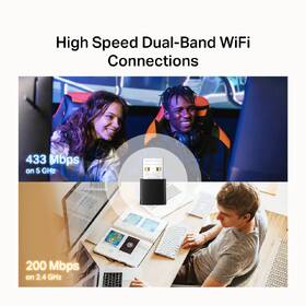 Wi-Fi adaptér Mercusys MA20NB, AC650 Nano Wi-Fi Bluetooth čierny

 obrázok produktu 4 z 8