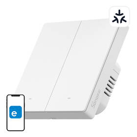 Vypínač Sonoff Smart M5-2C-86W WiFi Matter (2-channel) biely

 obrázok produktu 3 z 3