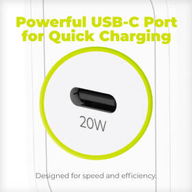 Nabíjačka do siete Mobile Origin USB-C PD20W biela

 obrázok produktu 6 z 11