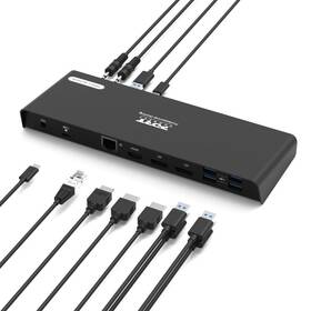Dokovacia stanica PORT CONNECT 3x 4K USB-C + USB A čierna

 obrázok produktu 6 z 9