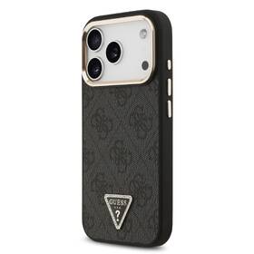 Kryt na mobil Guess 4G Strass Triangle Logo Gold Frame MagSafe na Apple iPhone 18 Pro čierny

 obrázok produktu 1 z 6